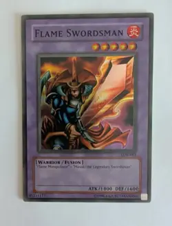 Flame Swordsman LOB-003 The Legend of Blue Eyes White Dragon Unlimited Mint - Image 1