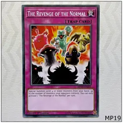 The Revenge of the Normal - MP19-EN214 - Common 1st Edition Yugioh - Image 1