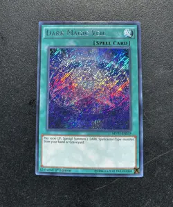 *** DARK MAGIC VEIL *** 1ST EDITION SECRET RARE MVP1-ENS19 MINT/NM YUGIOH! - Image 1