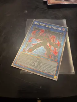 Yu-Gi-Oh! TCG Xtra Hero Cross Crusader Quarter Century Secret Rare RA04-EN076 - Image 2