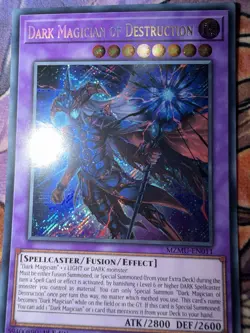 Yugioh! Dark Magician Of Destruction Secret Rare MZMU-EN011 1st Edition NM - Image 2