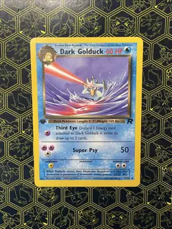 DARK GOLDUCK 37/82 - 1st Edition - Team Rocket - Vintage Pokemon Card - Image 1