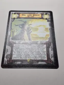 The 12th Black Scroll Time of Void Legend Five Rings L5R NM+ Near Mint ccg card - Image 2