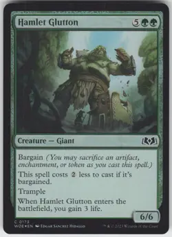 MTG Hamlet Glutton 173 Wilds of Eldraine C Foil NM - Image 1