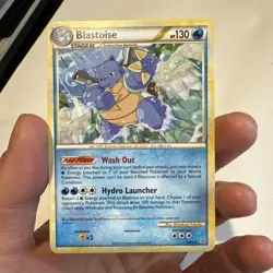 Pokemon TCG Blastoise Unleashed Regular Card 13/95 - Image 1