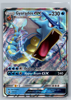 Gyarados GX SM212 - Black Star Promo - Ultra Rare Pokemon Card Near Mint NM 001 - Image 1