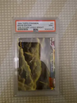 Vintage Pokemon Card PSA 9 The Future Looks Bright topps - Image 1