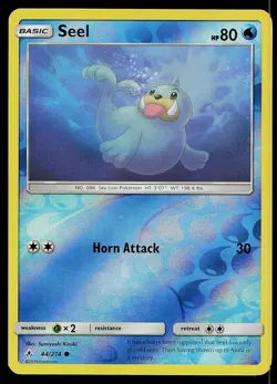 Pokemon Card Unbroken Bonds Seel 44/214 Common Reverse Holo - Image 1