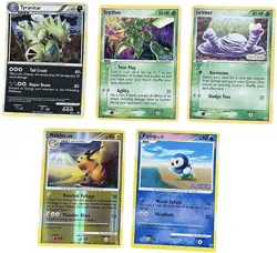 Pokemon Holo Lot Tyranitar Raichu Scyther Grimer Piplup Vintage Cards - Image 1