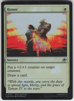 MTG Honor 21 Edge of Eternities U Foil NM - Image 1
