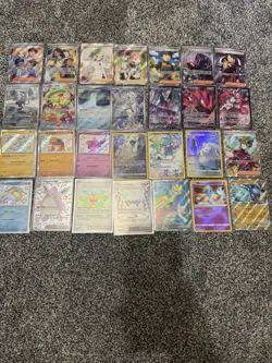 Pokemon TCG 28 Mixed Card Lot Trainer GG TG Baby Shiny IR FA Ex Radiant - Image 1