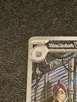 Pokemon TCG Team Rockets Weezing Illustration Rare Card 199/182 Destined Rivals - Image 3