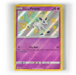 Pokemon - Galarian Ponyta - SV047/SV122 - SWSH Shining Fates - Shiny Vault Card - Image 1