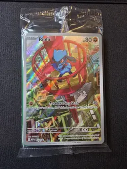 Riolu MEP 010 Promo Illustration Rare Mega Evolution Sealed NM Pokemon Card - Image 1