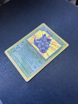 Pokemon Nidoking 11/102 Base Set Holo Rare 90 MP 1999 Wizards of the Coast Card - Image 2