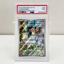 2023 Charmander 044 Scarlet & Violet Obsidian Flames ETB Promo Card PSA 9 - Image 1