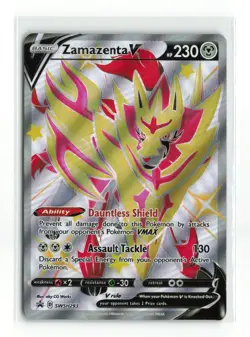 ZAMAZENTA V SWSH293 PROMO POKEMON TCG NM - Image 1