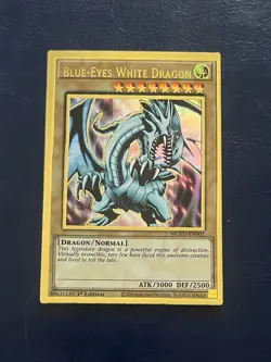 Yugioh Blue-Eyes White Dragon MGED-EN001 SHIFT ERROR MISPRINT 1st Edition 2020 - Image 1