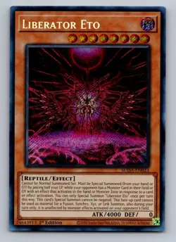 Liberator Eto SUDA-EN023 Secret Rare Supreme Darkness Yu-Gi-Oh 1st Edition NM - Image 1