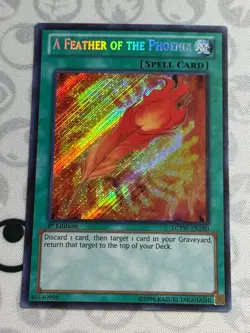 A Feather of the Phoenix - LCYW-EN280 - Secret Rare (NM) - Yugioh - Image 1