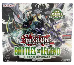 YUGIOH BATTLES OF LEGEND: HERO'S REVENGE BOOSTER BOX 83717844518 - Image 1