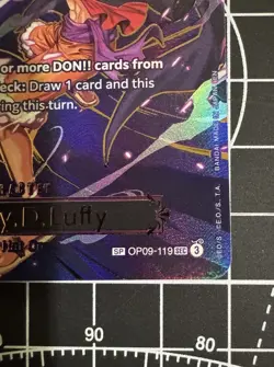 English - Monkey D. Luffy OP09-119 SP “Carrying On His Will” One Piece Card NM - Image 2