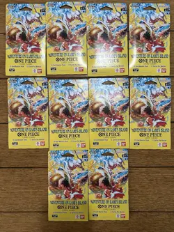 One Piece Adventure On Kami’s Island OP15 Booster Pack Lot Of 10 - Image 1