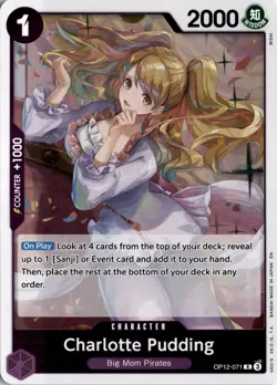 Charlotte Pudding R Legacy of the Master OP12-071 One Piece TCG - Image 1