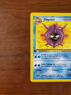 Cloyster - 1999 Pokemon Fossil Set - #32/62 - 1st Edition - Image 2