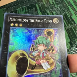 Melomelody the Brass Djinn - YS12-EN042 - Super Rare 1st Edition Yugioh Card MP - Image 2