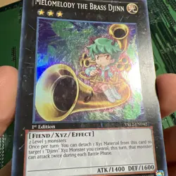 Melomelody the Brass Djinn - YS12-EN042 - Super Rare 1st Edition Yugioh Card MP - Image 3