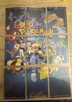 1999 Pokemon TV Animation Series 1 Complete 9 card Puzzle Set (Near Mint/Ex) - Image 2