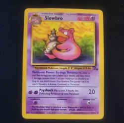 Slowbro - 43/62 - Uncommon - Fossil Set - Pokemon Card - HP - Image 1