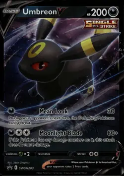 Umbreon V Holo Promo SWSH: Sword & Shield Promo Cards SWSH203 NM - Image 1