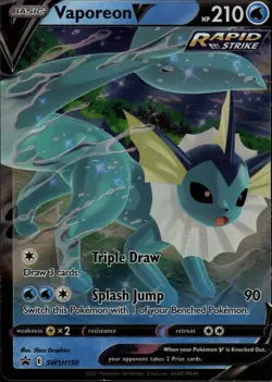 Vaporeon V - Holo Promo SWSH: Sword & Shield Promo Cards SWSH150 NM - Image 1