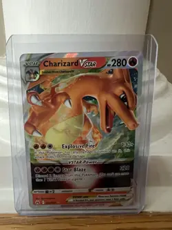 Pokemon TCG Charizard VSTAR Crown Zenith Holo Ultra Rare Card 019/159 - Image 1
