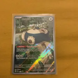 Pokemon TCG Snorlax Promo Card Scarlet Violet 151 SVP051 Holo - Image 1
