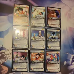 DBZ CCG Score Krillin Season Complete Promo Set of 9 Cards! - Image 1