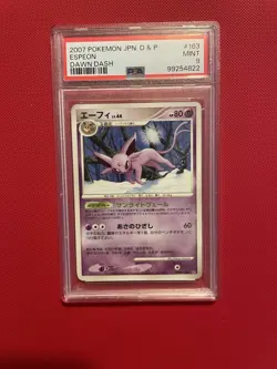 Espeon DPBP#163 Pokemom Card Dawn Dash Japanese PSA 9 Mint - Image 1