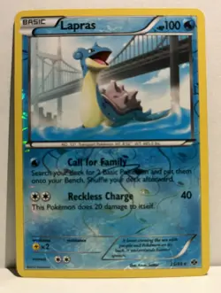 Lapras - 25/99 - Pokemon Next Destinies Reverse Holo Rare Card - LP - Image 1