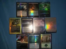 10 Card FOIL Commander Lot Urborg Glacial Chasm Dryad Arbor Arcane Signet NM/M - Image 2