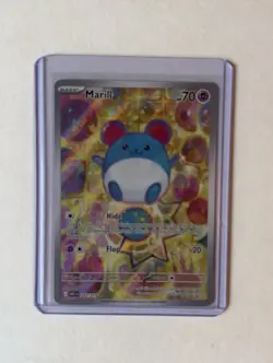 Pokemon Marill 232/217 ASC Holo Foil Card English Pokemon TCG Water Basic 70 HP - Image 1