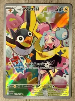 Ionos Wattrel 231/217 Ascended Heroes Illustration Rare Pokemon Card NM - Image 1