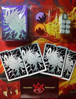 Walking Wake Card Sleeves Temporal Force ETB Dice Dmg Counters Markers - Pokemon - Image 1