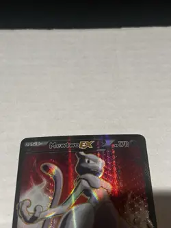 Pokemon Mewtwo EX Ultra Rare Full Art Holo Breakthrough 158/162 170 HP Card - Image 3