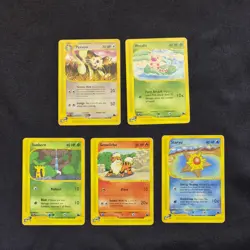 Pokemon Skyridge Card Lot - 5 Card Lot Persian Growlithe - HP DMG READ DESCRIP - Image 1