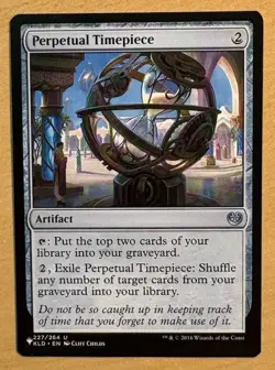 MTG Perpetual Timepiece Card, The List Reprints - Image 1