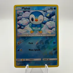 Pokemon TCG Piplup Reverse Holo English Card 32/156 Sm-Ultra Prism - Image 1
