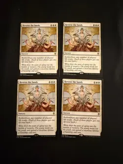 x4 Reverse the Sands [Commander 2016] 4x Magic MTG Cards LP - Image 1