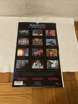 Magic The Gathering 1996 Calendar Vintage VTG Wizards Of The Coast FREE SHIP - Image 4